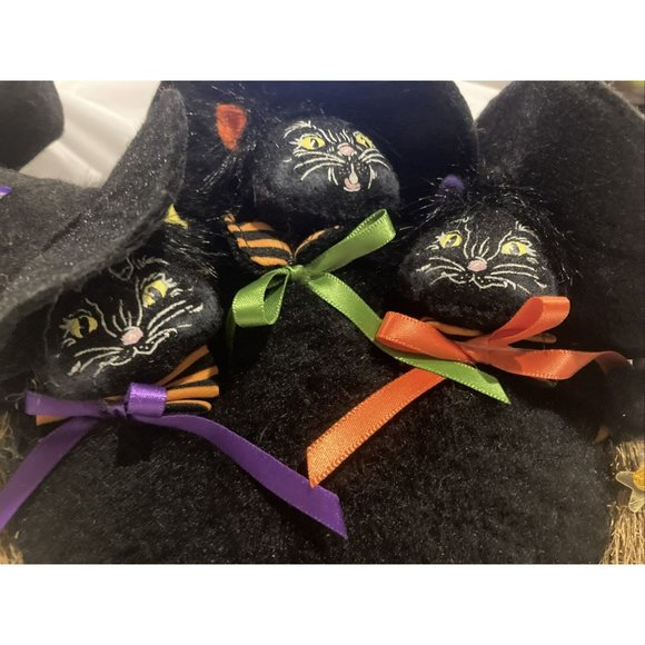 ANNALEE 7" Halloween Witch Cats Trio, NWT - Picture 2 of 12